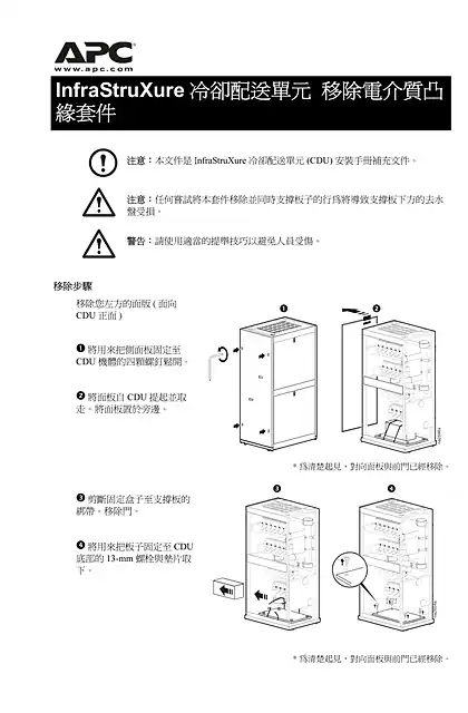 schneider施耐德Flange Kit Removal Addendum